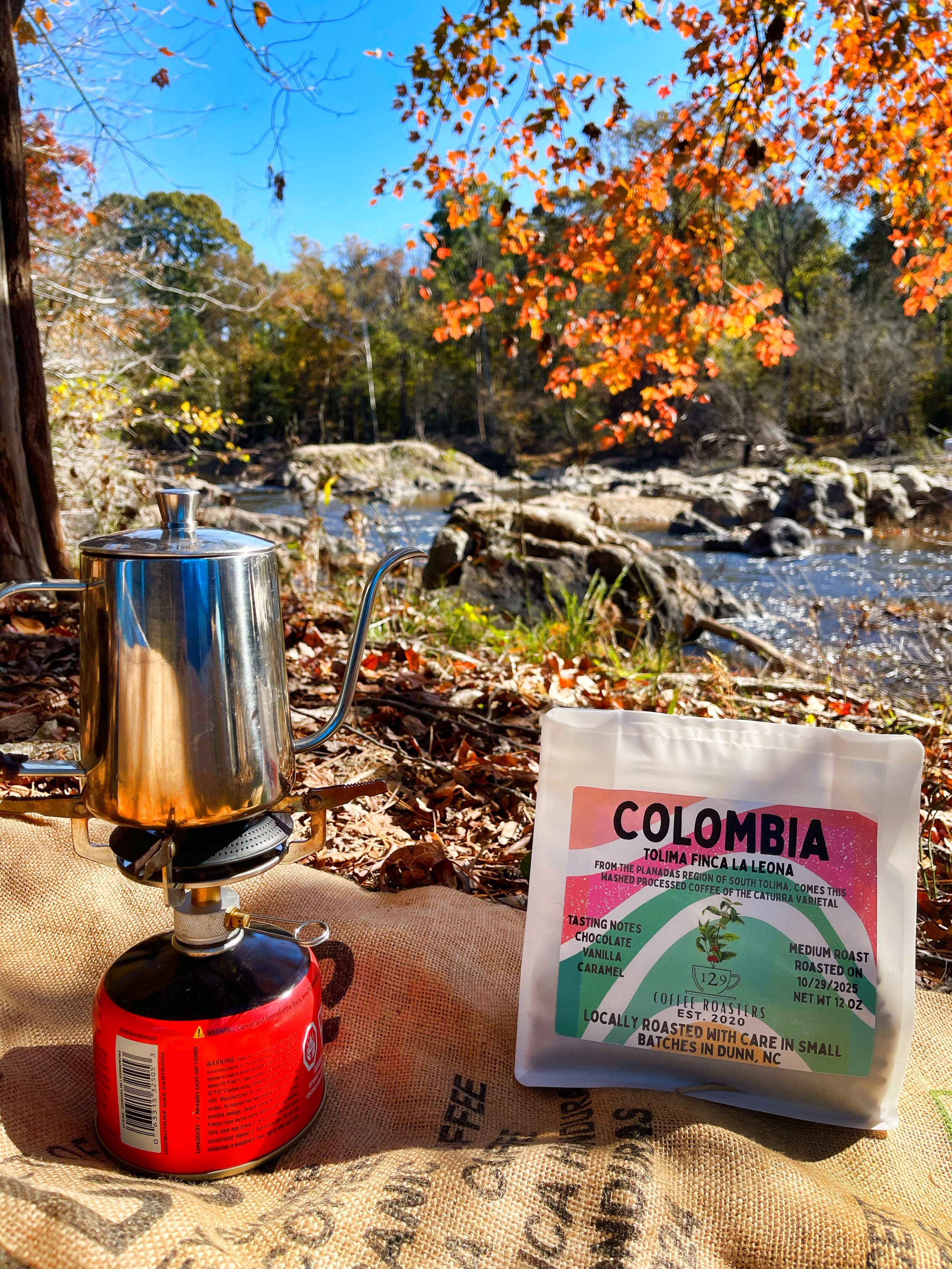 Freshly brewed 129 coffee